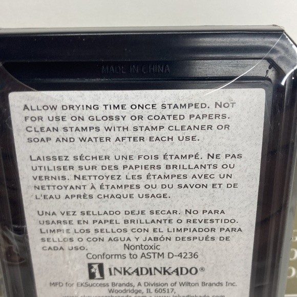 Inkadinkado Pigment Based Ink Stamp Pad Gold Set of 3 Crafts - Picture 5 of 13